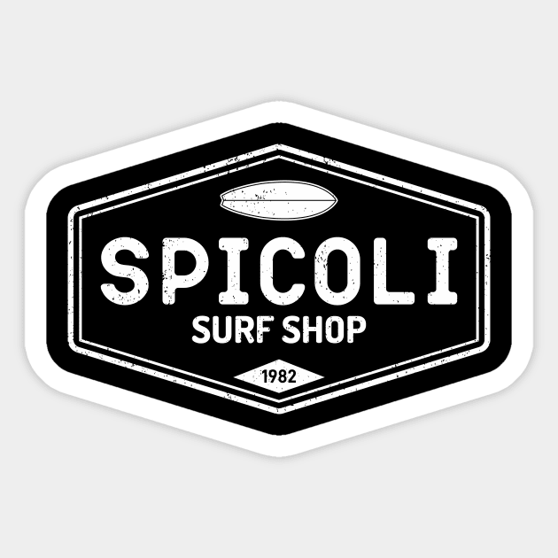 Spicoli Surf Shop Sticker by idjie